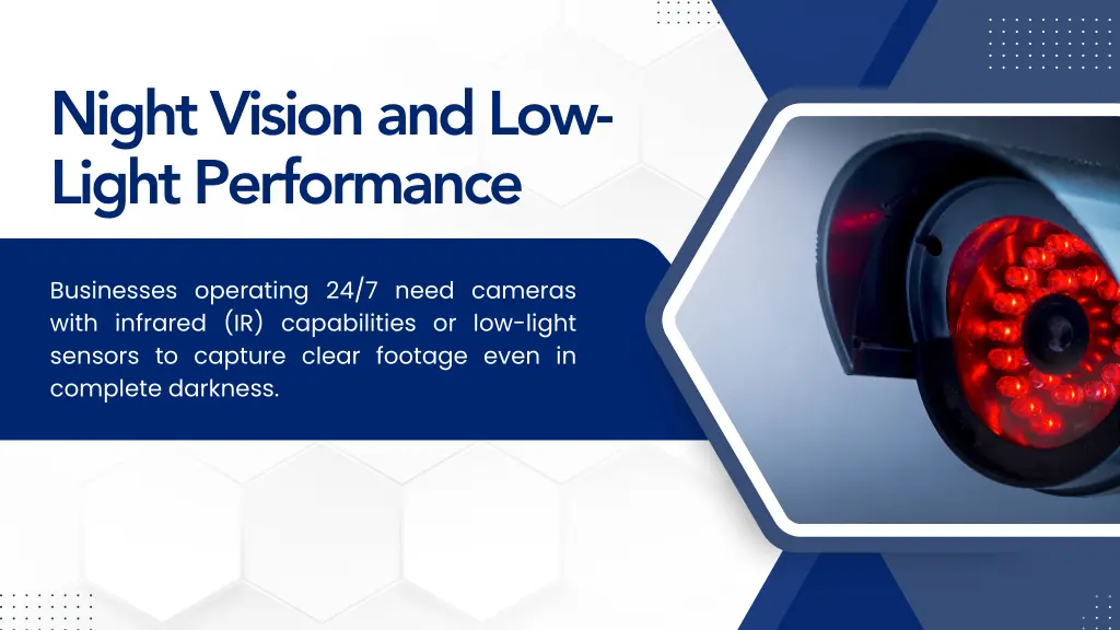 night vision and low light performance