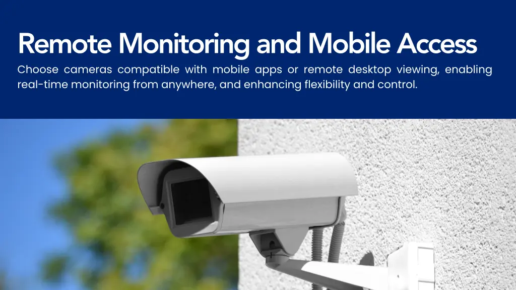 remote monitoring and mobile access