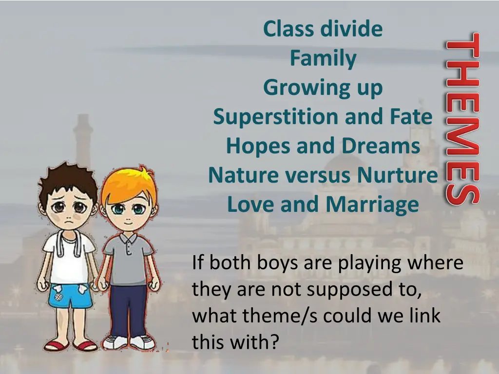 class divide family growing up superstition