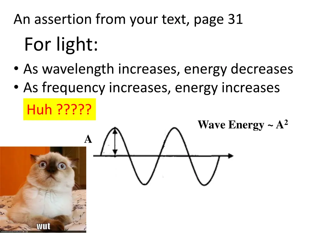 an assertion from your text page 31 for light
