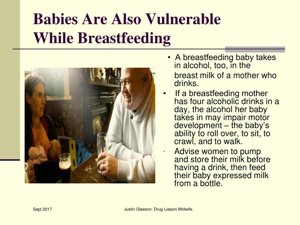 babies are also vulnerable while breastfeeding