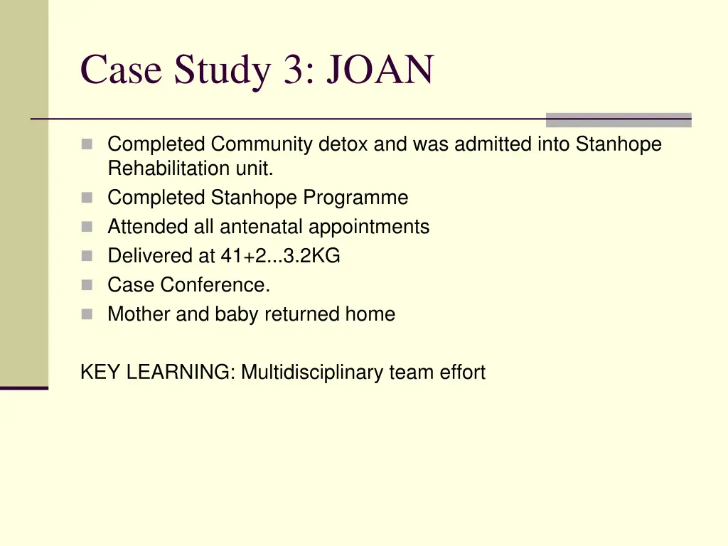 case study 3 joan 1