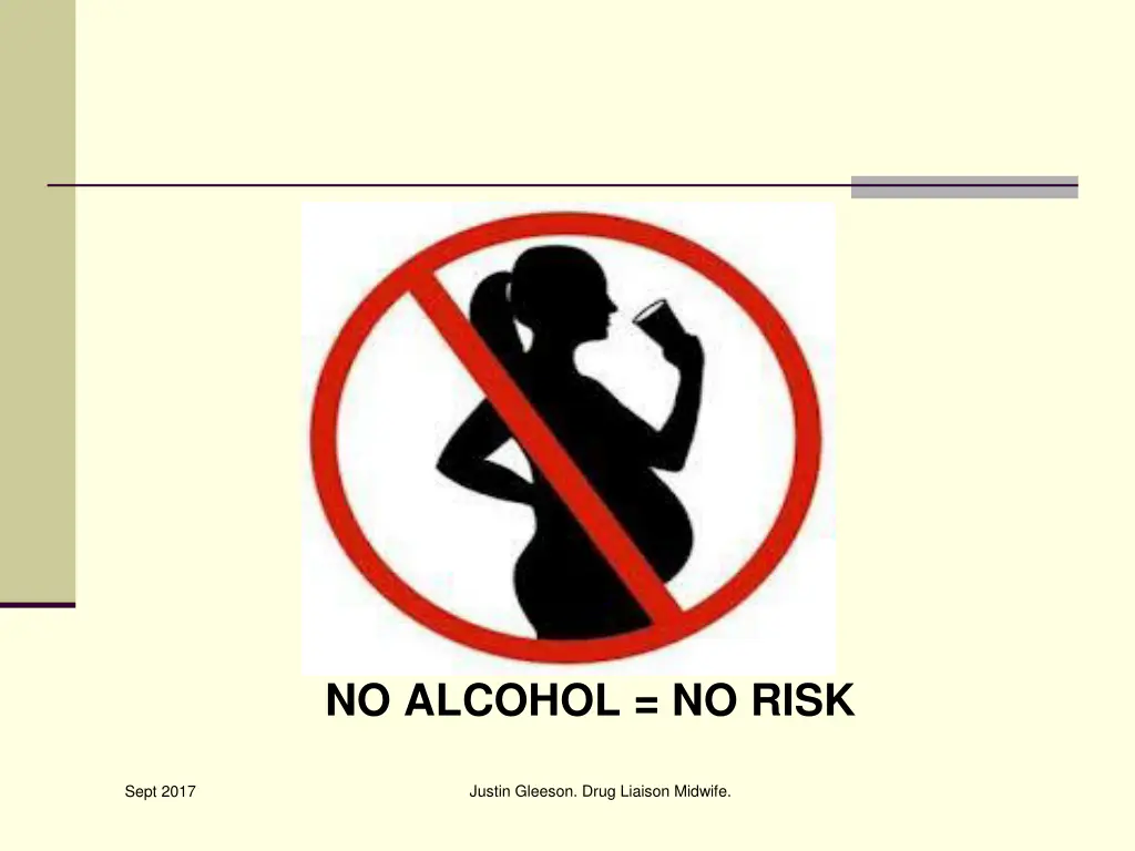 no alcohol no risk