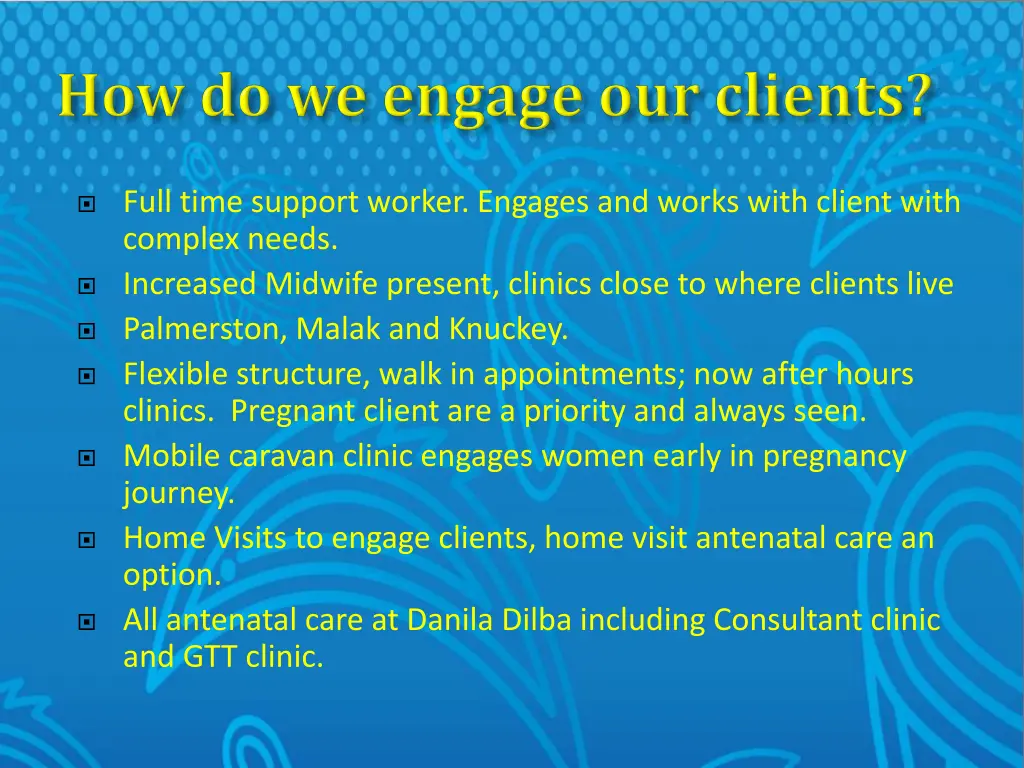 full time support worker engages and works with