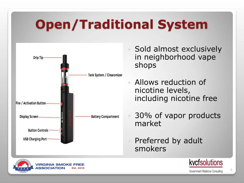 open traditional system