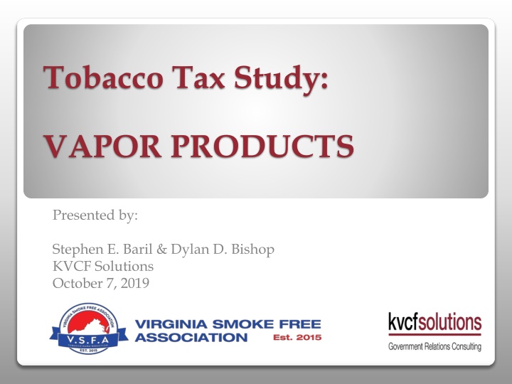 tobacco tax study