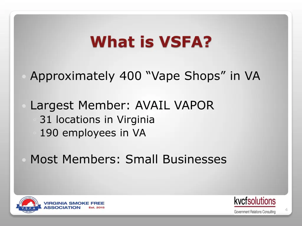 what is vsfa