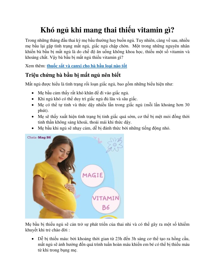 kh ng khi mang thai thi u vitamin g