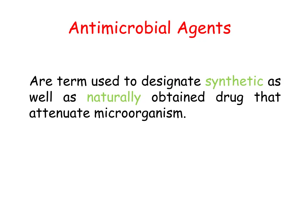 antimicrobial agents