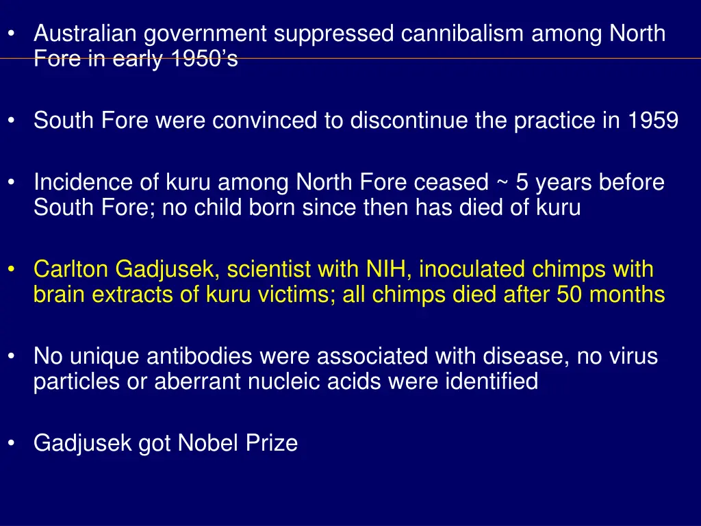 australian government suppressed cannibalism