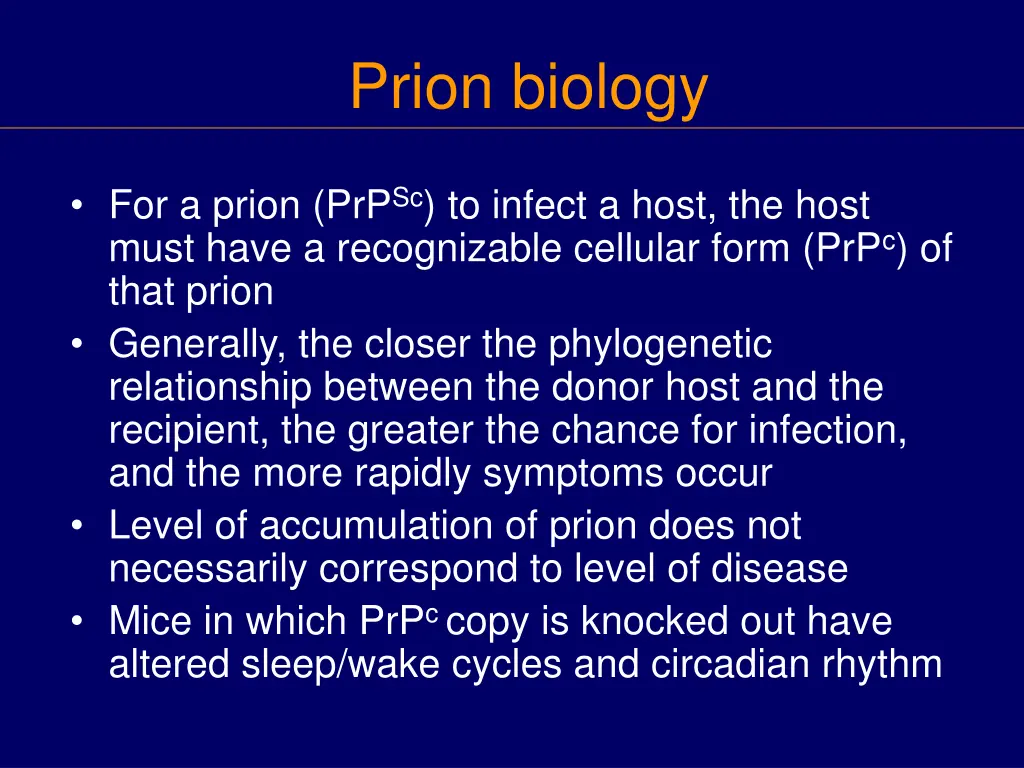 prion biology