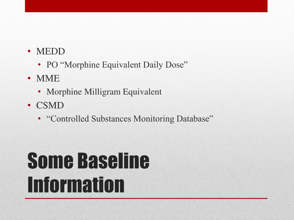 medd po morphine equivalent daily dose