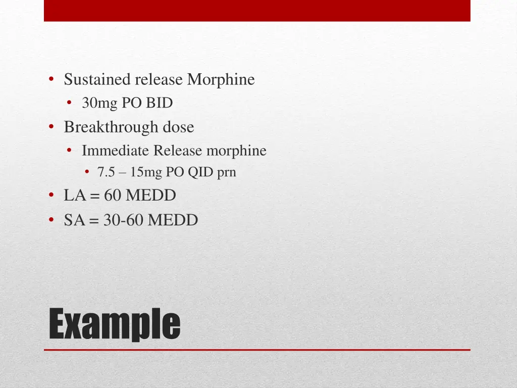 sustained release morphine 30mg