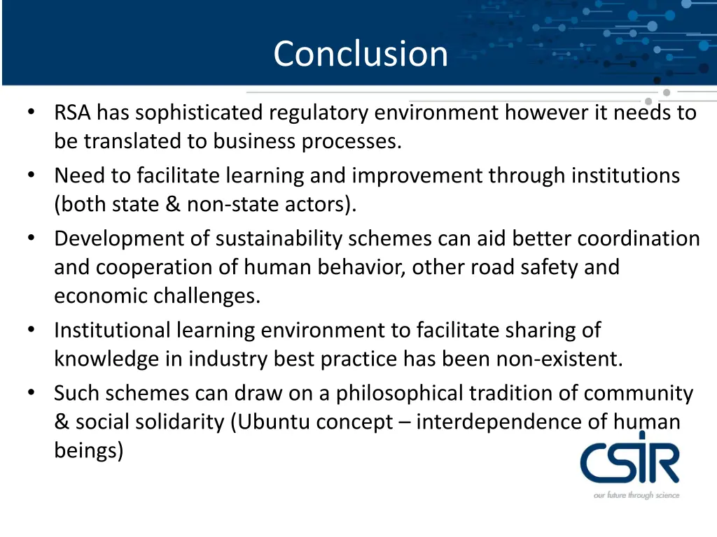 conclusion