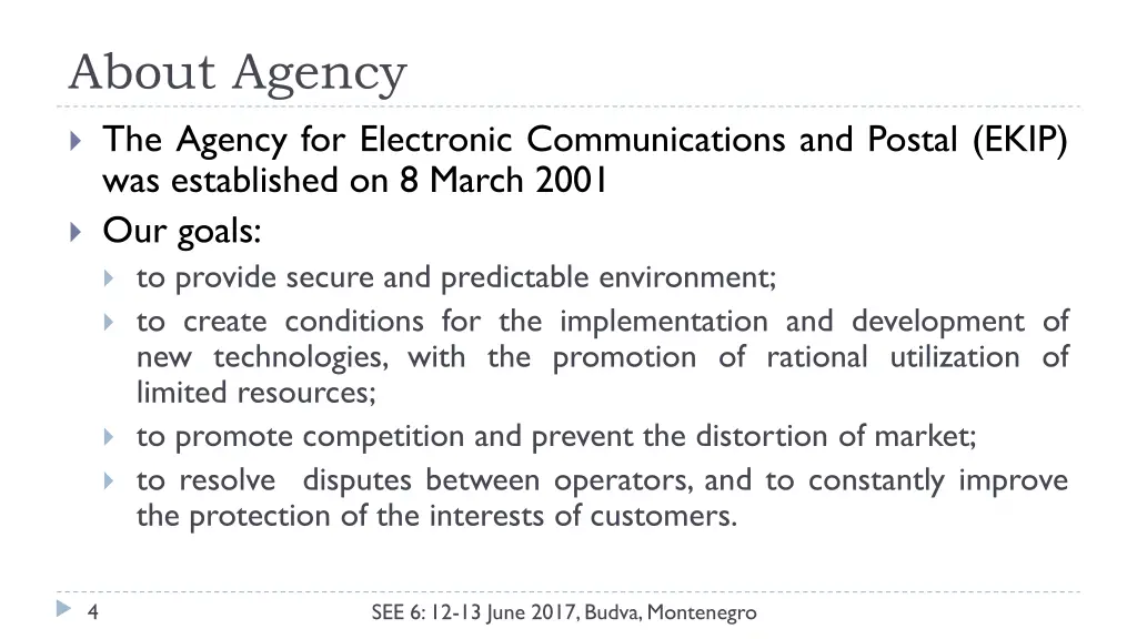 about agency
