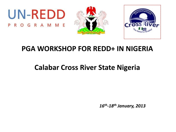 pga workshop for redd in nigeria