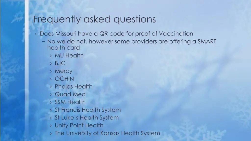 frequently asked questions 1