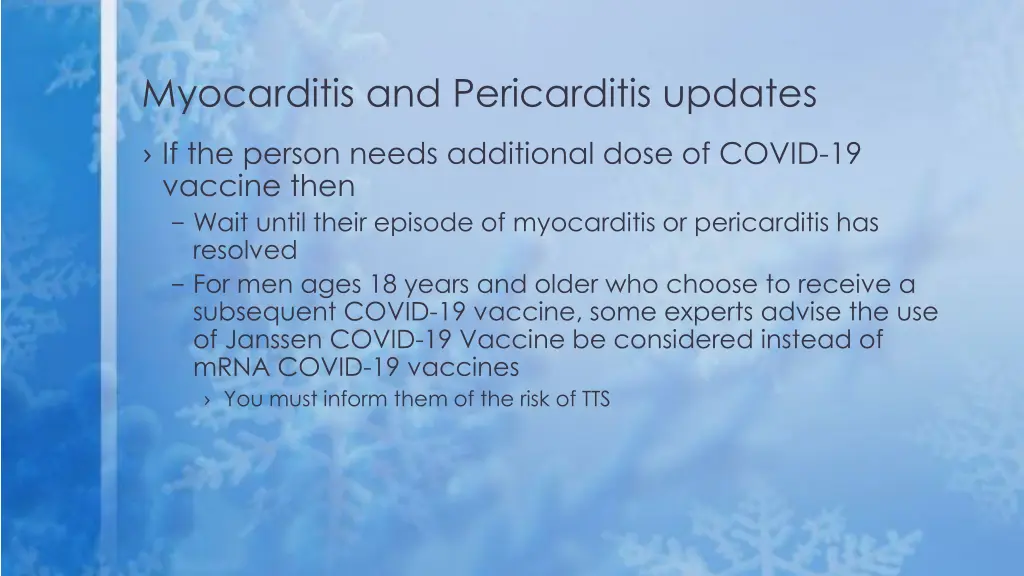 myocarditis and pericarditis updates 1