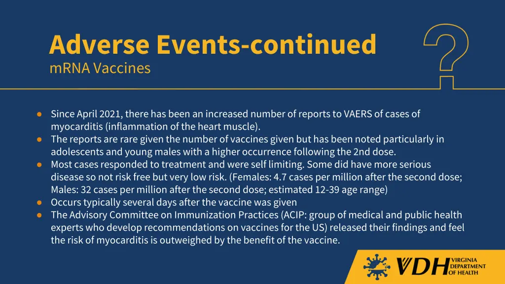 adverse events continued mrna vaccines