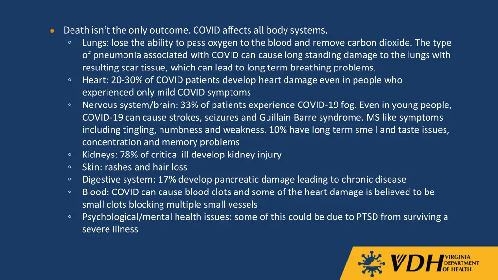 death isn t the only outcome covid affects