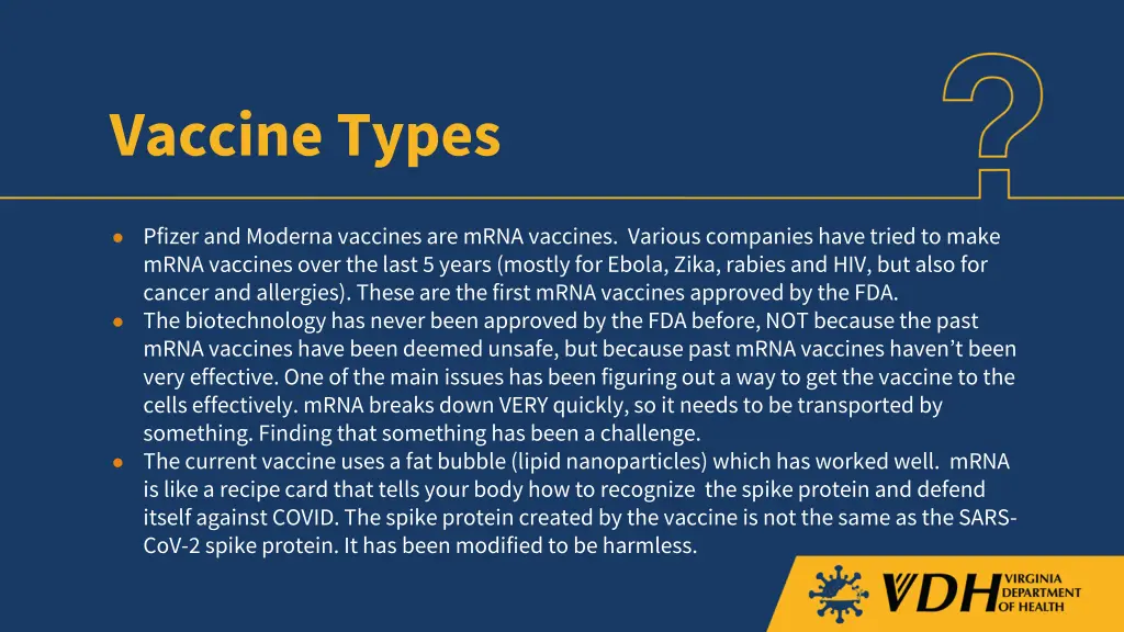 vaccine types