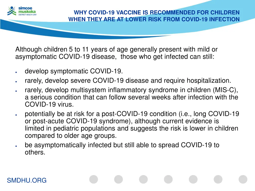 why covid 19 vaccine is recommended for children