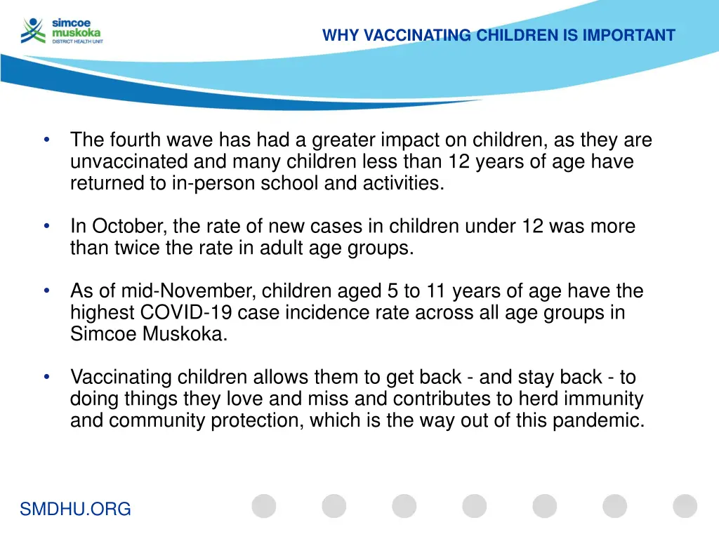 why vaccinating children is important
