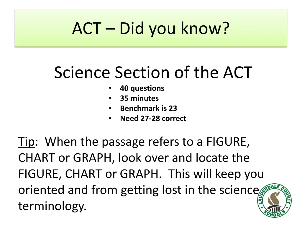 act did you know 3