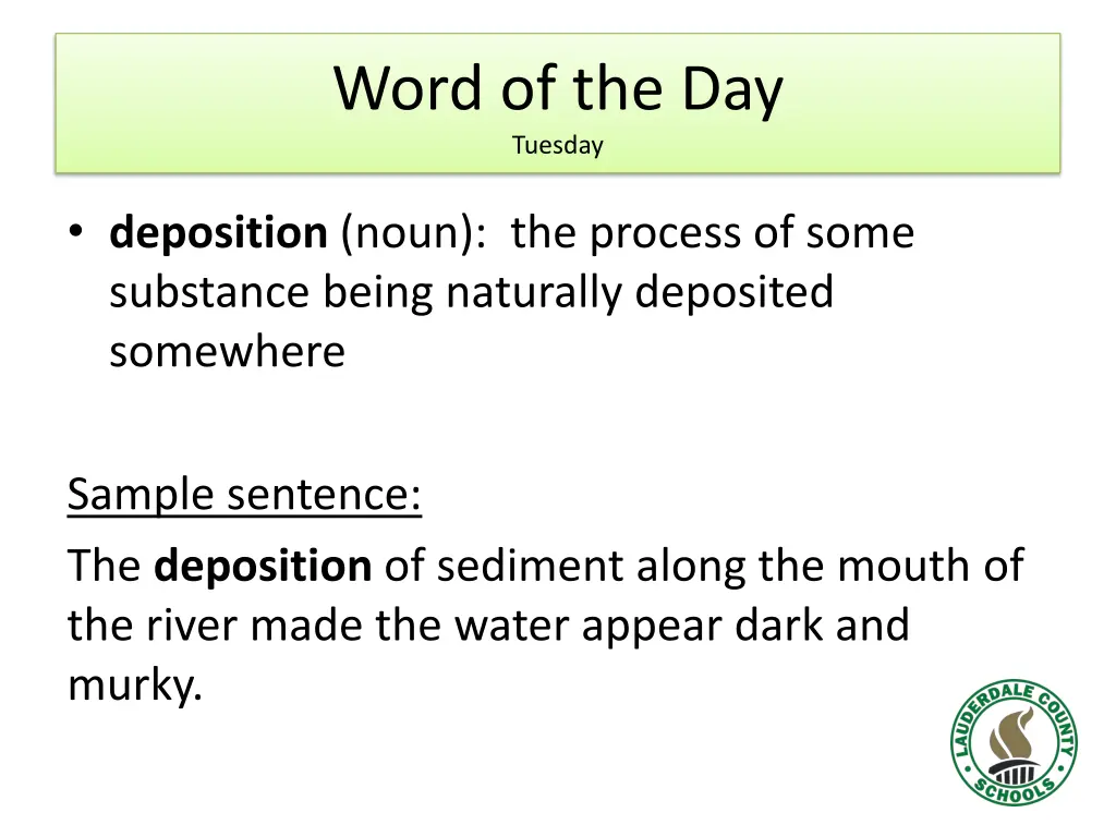 word of the day tuesday