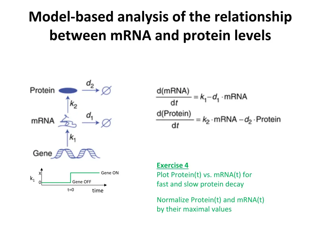 model based analysis of the relationship between