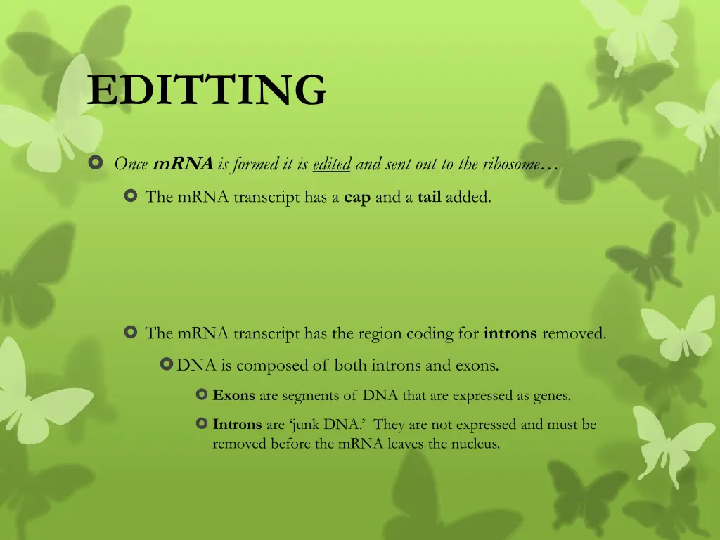 editting
