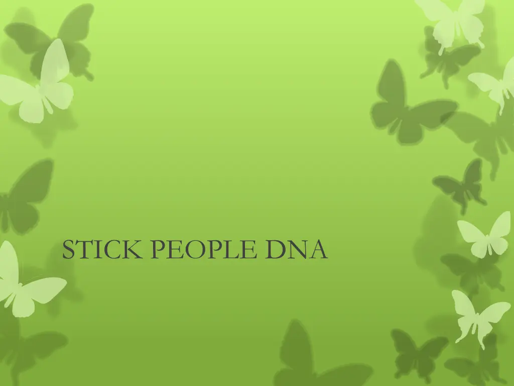 stick people dna