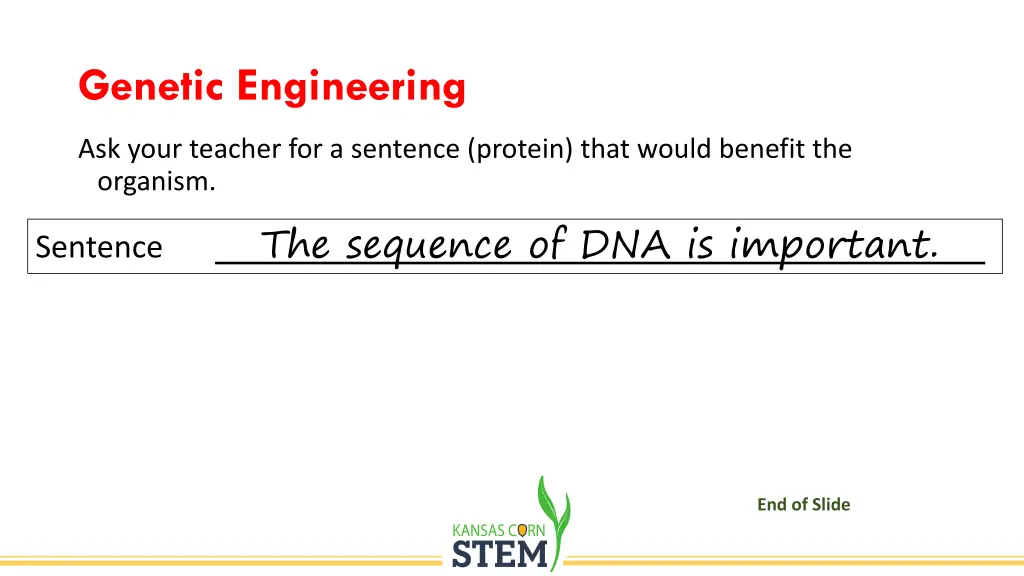 genetic engineering