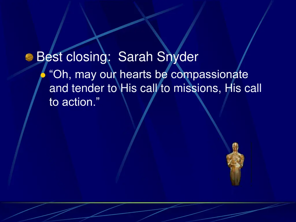 best closing sarah snyder oh may our hearts