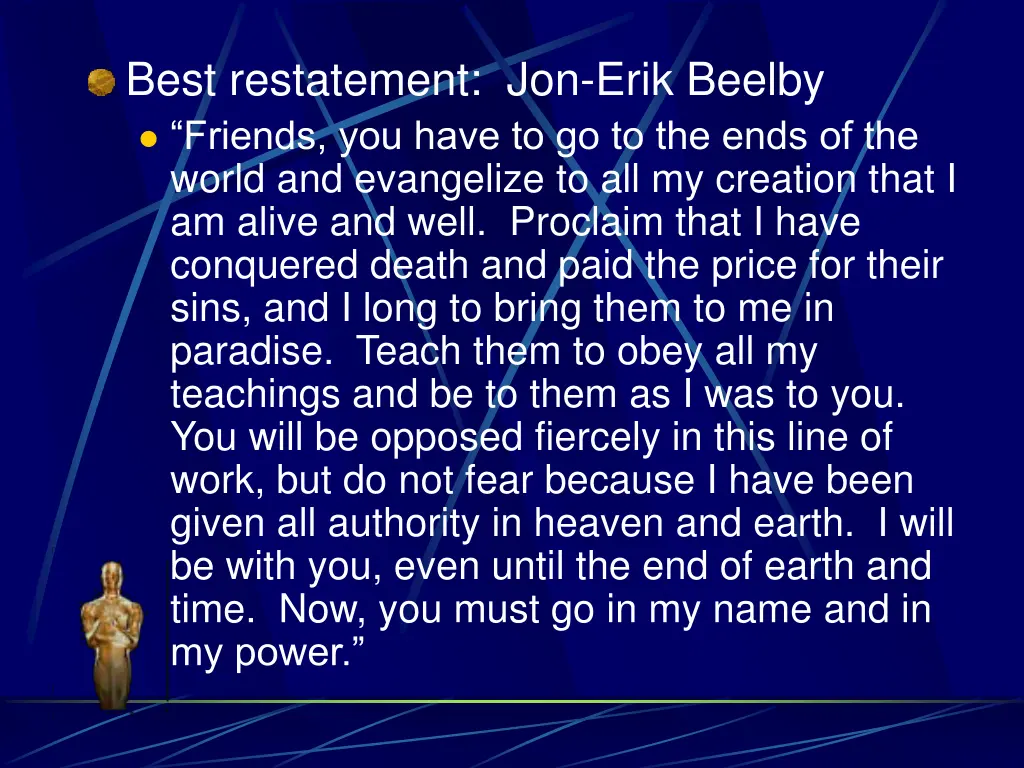 best restatement jon erik beelby friends you have