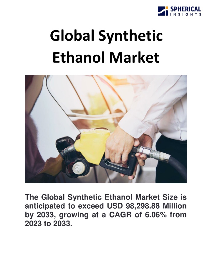 global synthetic ethanol market