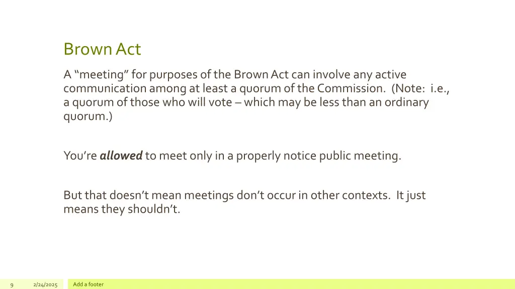 brown act