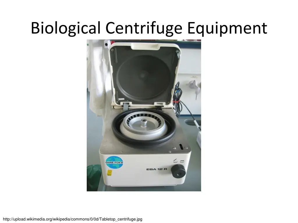 biological centrifuge equipment