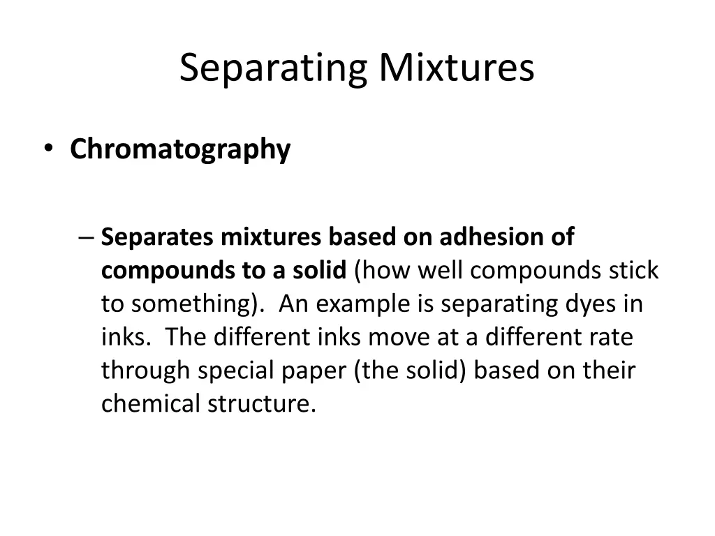 separating mixtures 3