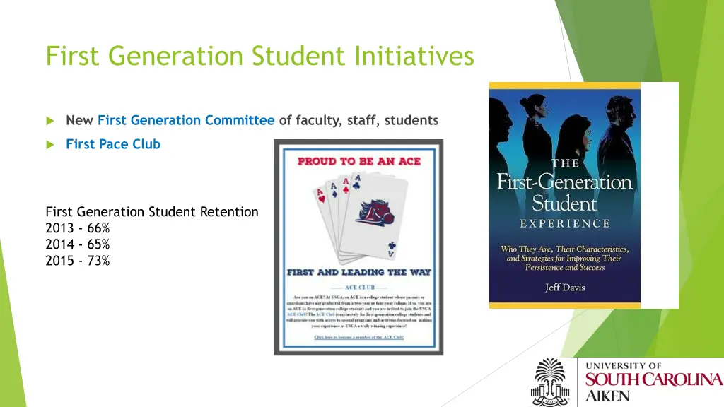first generation student initiatives