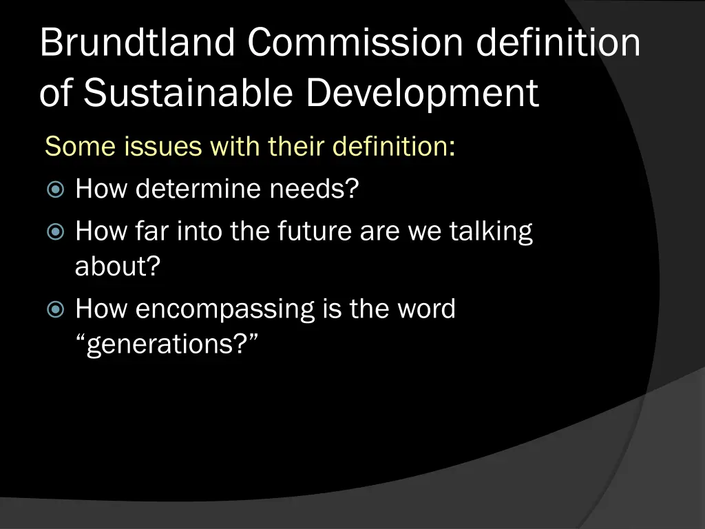 brundtland commission definition of sustainable 1