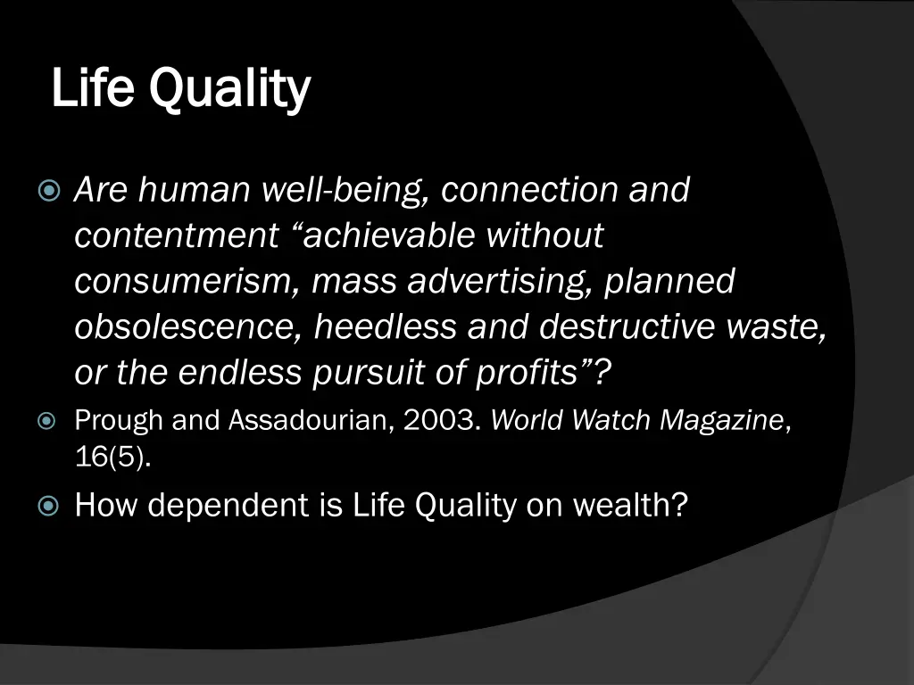 life quality life quality 1