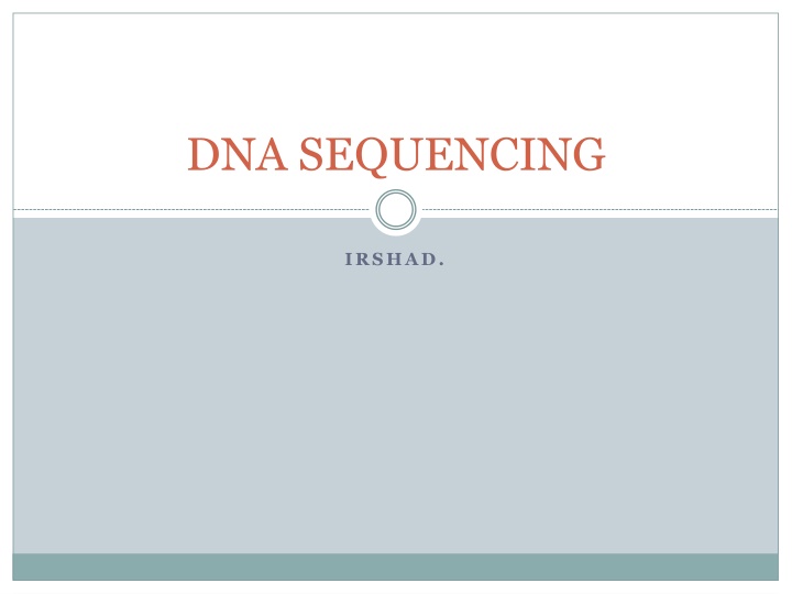 dna sequencing