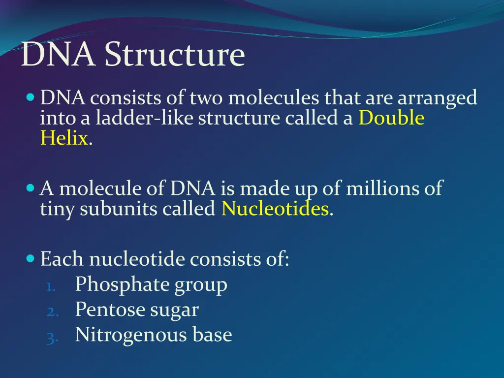 dna structure