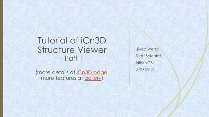 tutorial of icn3d structure viewer part 1