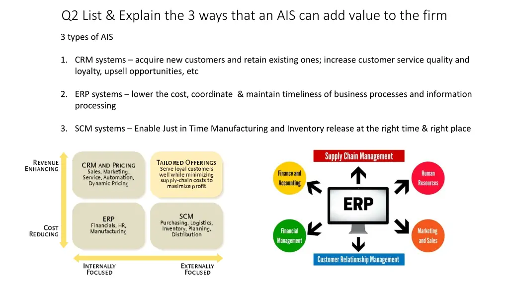 q2 list explain the 3 ways that 1