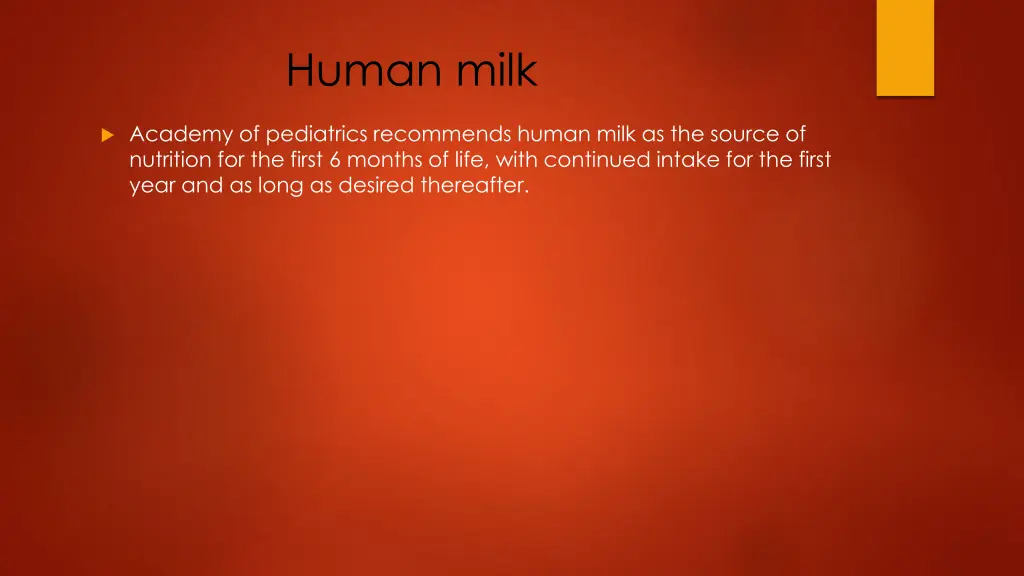human milk