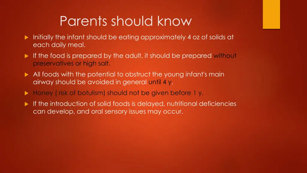 parents should know
