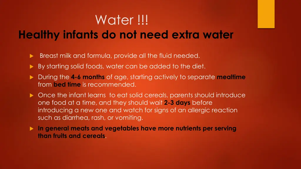 water