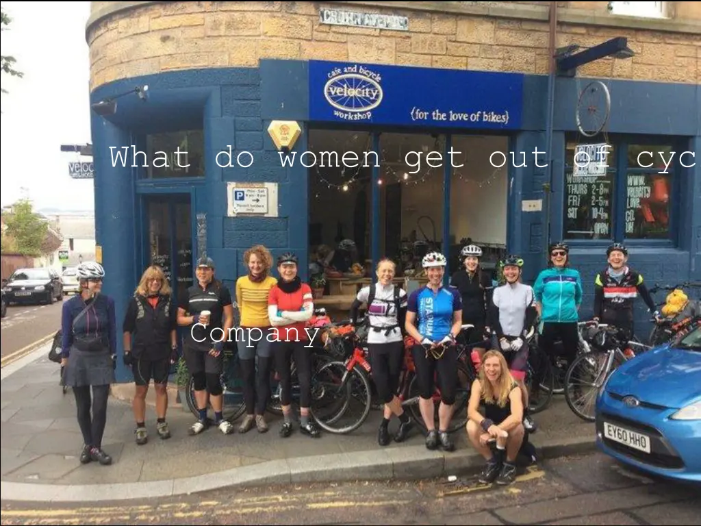 what do women get out of cycling 1